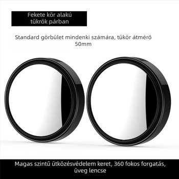 Hátsó nézet tükör, gömb alakú üveg, állítható, 12V, bal oldali vezetőhöz pár