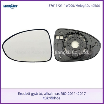 Hátsó nézet tükör autóhoz, modellek 87611-1W000 és 87621-1W000; síktükör; üvegből készült tükör; kompatibilis Kia Rio 2011-2017.