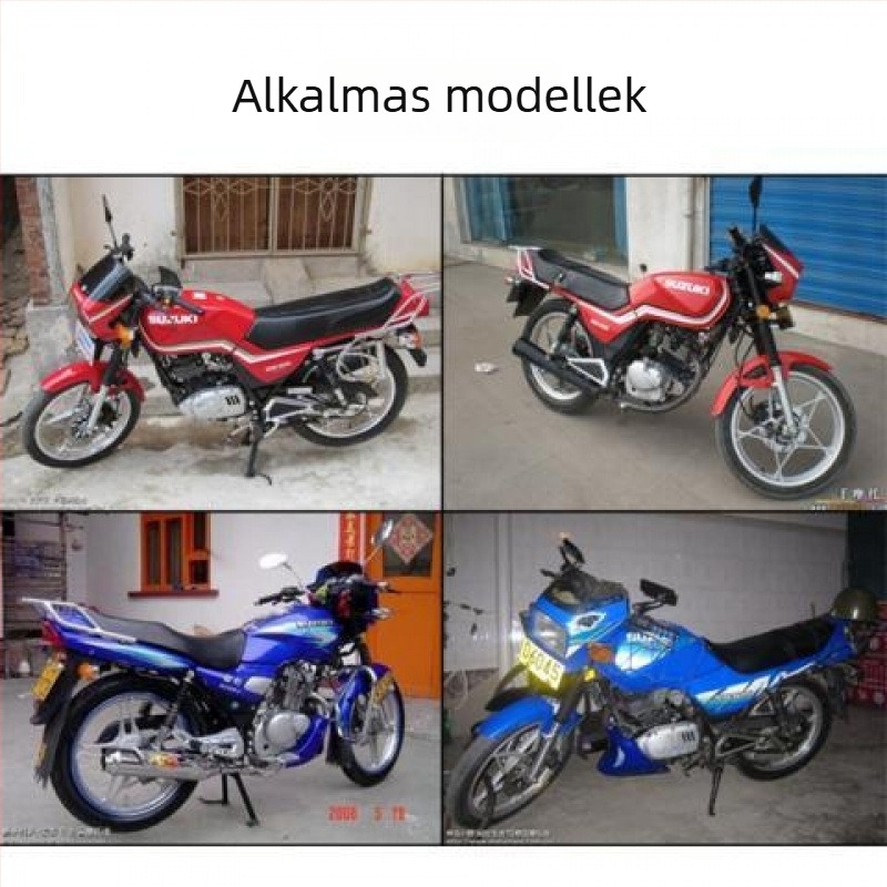 Motorkerékpár hátsó tükör, négyzet alakú, GS125 kompatibilis, műanyag és üveg, Mogelon