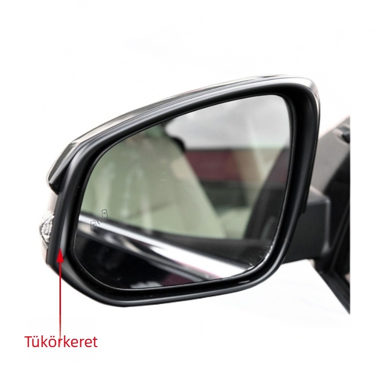 Toyota Highlander 2015–2021 hátsó tükrök keret – gömb alakú tükör, ABS ház, üveg tükör, 12V
