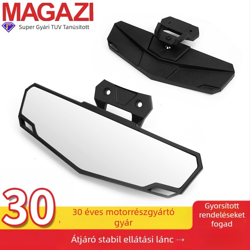 Soko SK belső visszapillantó tükör UTV/ATV-hoz, dupla görbületű üveggel