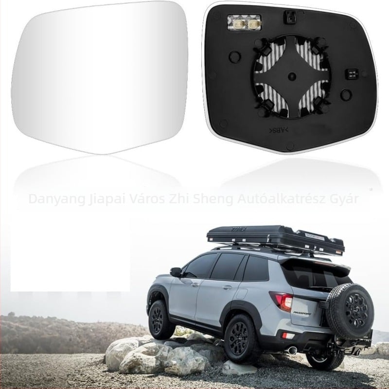 Honda 16-23 Pilot hátsó visszapillantó tükör lencséje, ABS, görbült felület, 160 g