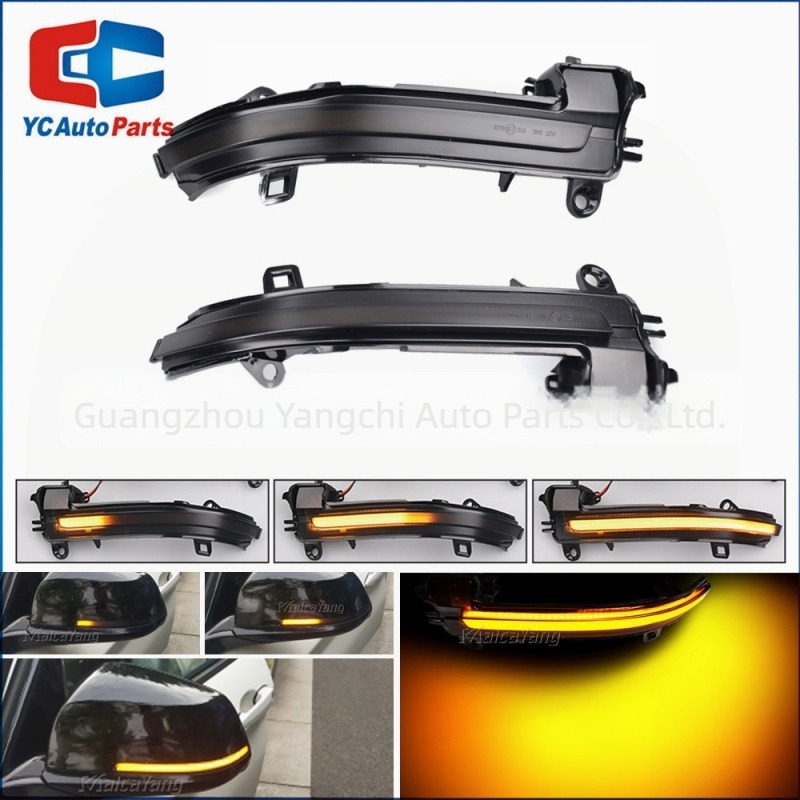 BMW oldalsó tükör LED jelzőfénye, 12V, 3-5W, 3500K, kompatibil BMW 1 Series F20/F21 (2012–2017) és BMW 2 Series F22/F23 (2014–2017)