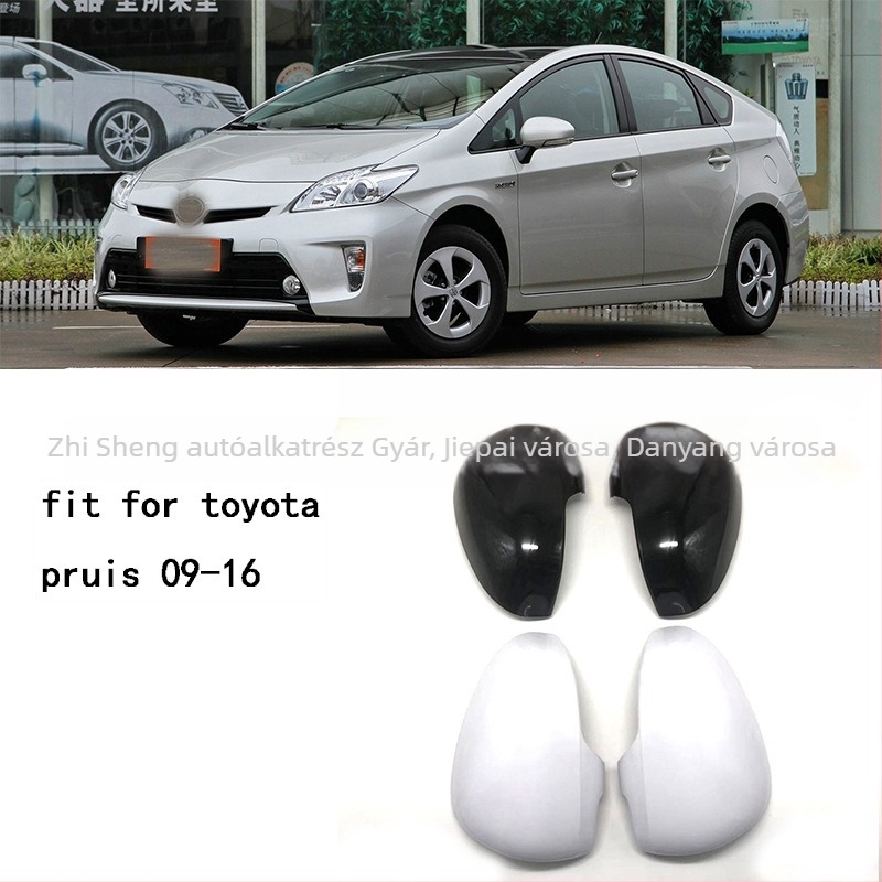 Toyota Prius 09-16 hátsó tükör burkolat, kettős görbületű tükör, ABS anyag