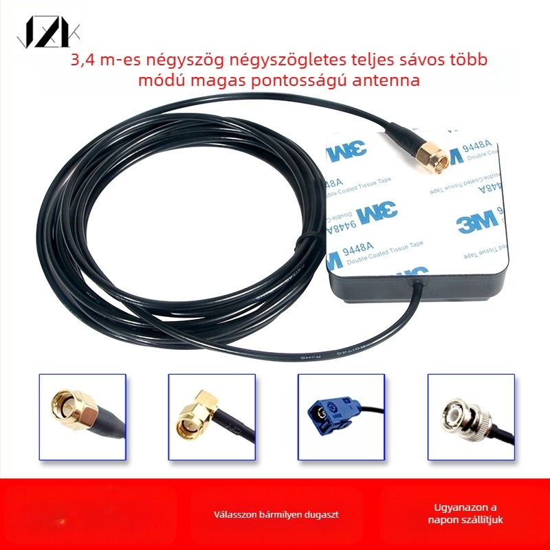 Járműre szerelt Beidou GNSS antenna, RTK/RTD magas pontosságú differenciális, teljes L1/L2/L5 frekvenciák