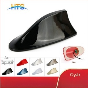 Autó Shark-fin antenna jel vétellel, tetőre szerelhető, univerzális dekoratív antenna