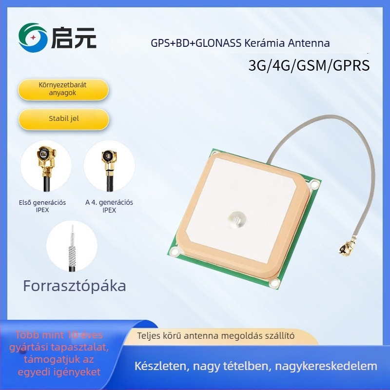 GPS Beidou GLONASS három az egyben kerámia autóantenna, magas nyereséggel és beépített 4G antennával.