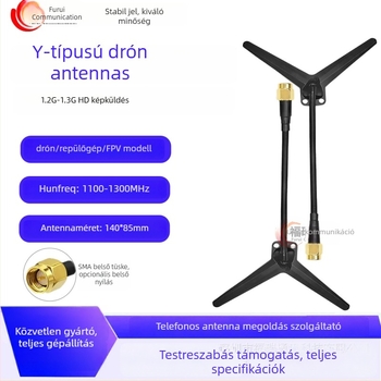 Autós AM/FM antenna külső szívófejes mágneses tartóval és WiFi antenna — Furui márka, engedélyezett magánmárka