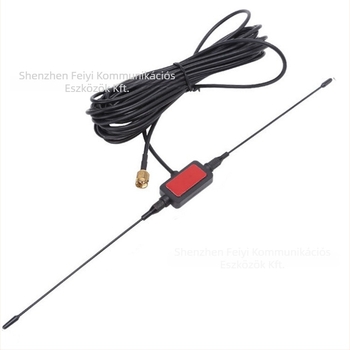Autóantenna zárt házú, harang alakú design, több sávos 3G/4G/5G/2G, 433/900/1800 MHz, 50 Ω, SWR ≤1.5, 5 V, modell F010-00230