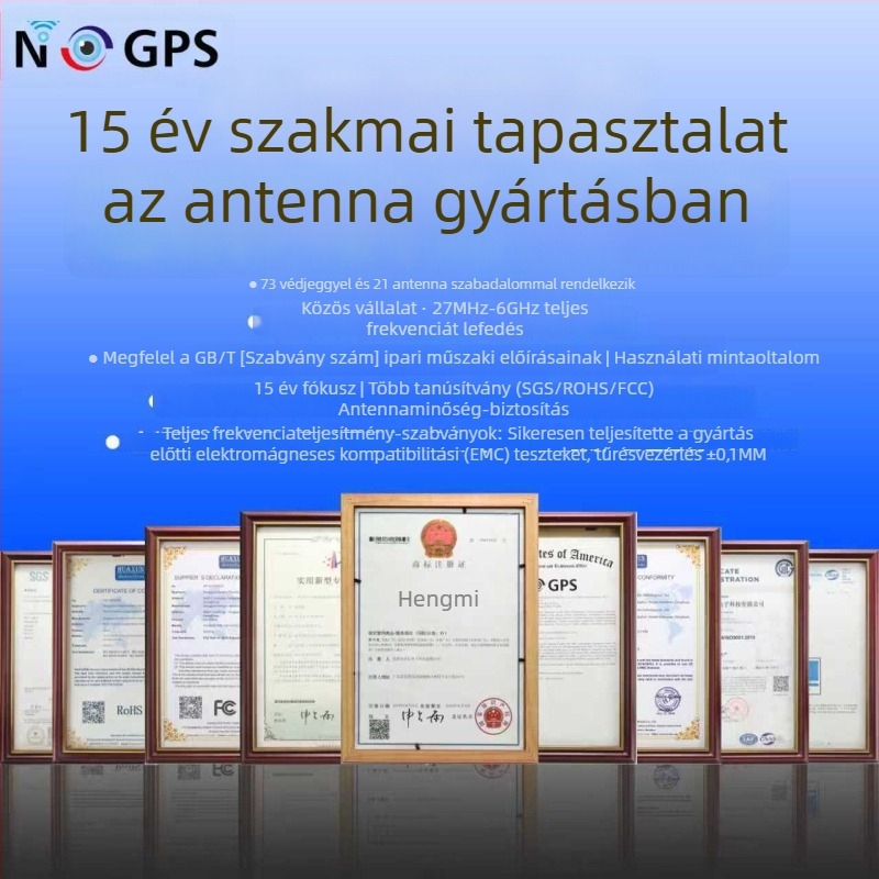 GNSS BeiDou járműbe szerelt pozicionáló antenna, navigációs modul, kerámiacsip, GPS műholdas pozicionálás, aktív