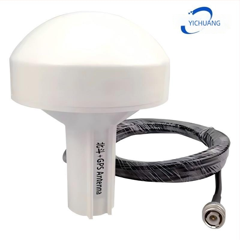 Kültéri vízálló Beidou/GPS műholdas pozicionáló antenna járművek és tengeri használatra, 4G kettős üzemmód, gombafejű időzítő antenna