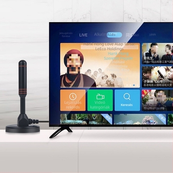 DTMB digitális TV antenna – Beltéri és kültéri használatra, univerzális, HD jel vétel