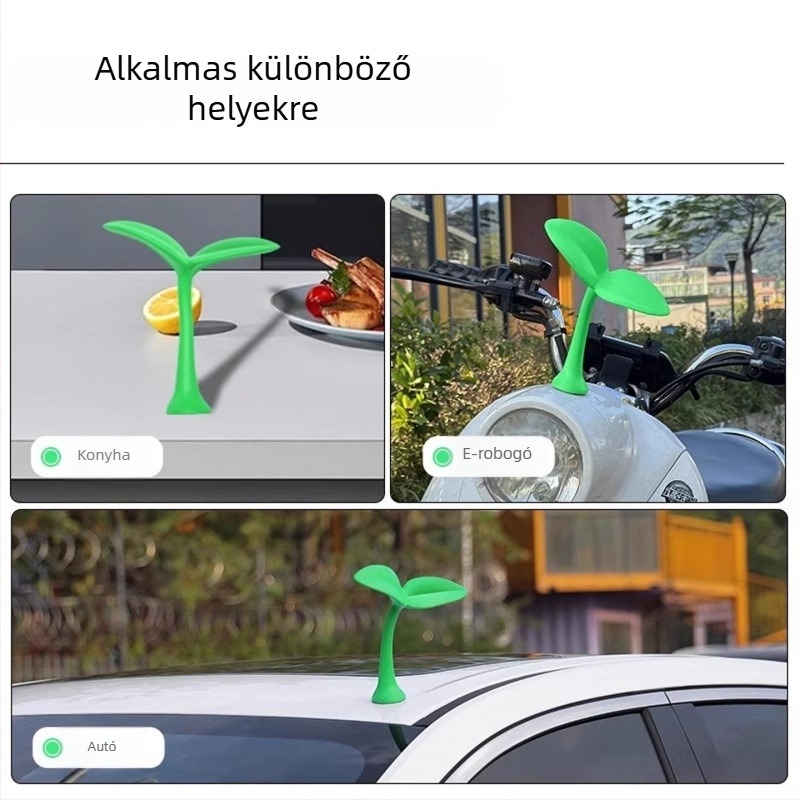 Autótető dísz – 3D műanyag dekoráció karikatúra stílusban, világító funkcióval