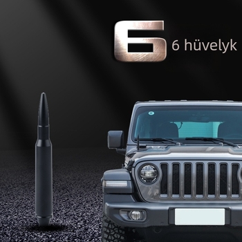 Wranglerhez való autórádió antenna – egynemű golyófejű antenna, menetes telepítés, márka Curls, élettartam 88888