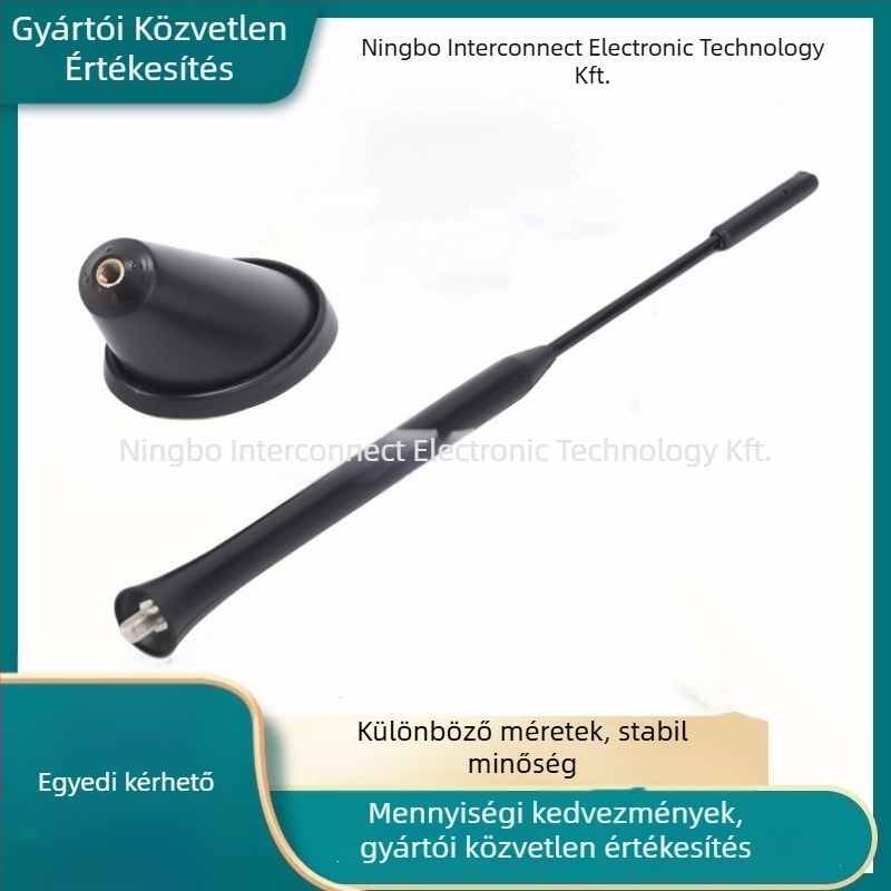 Autó anti-sztatikus antenna, univerzális kompatibilitás, szívófejes telepítés, Márka: Más