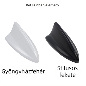 Autó dekoratív antenna cápauszony formájú, univerzális, ragasztóval történő telepítés, hosszú élet-tartam