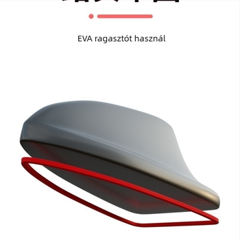 Autó dekoratív antenna cápauszony formájú, univerzális, ragasztóval történő telepítés, hosszú élet-tartam