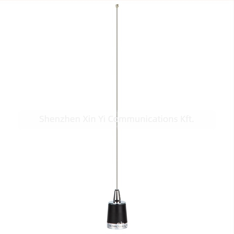 Autó NMO antenna készlet mágneses alapú és vákuumos csésze, 5 m kábel PL259, 50 Ω, VHF/UHF, 150 W max