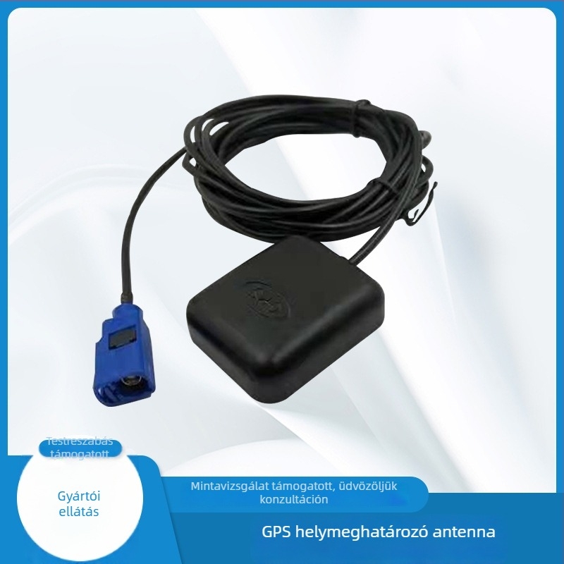 Beidou és GPS kettős sávú autó navigációs antenna, magas nyereségű aktív GPS antenna Fakra csatlakozóval