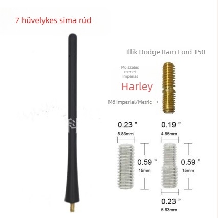 Autóantenna RAV4, Chevrolet, CR-V, RAM és F-150 – módosított
