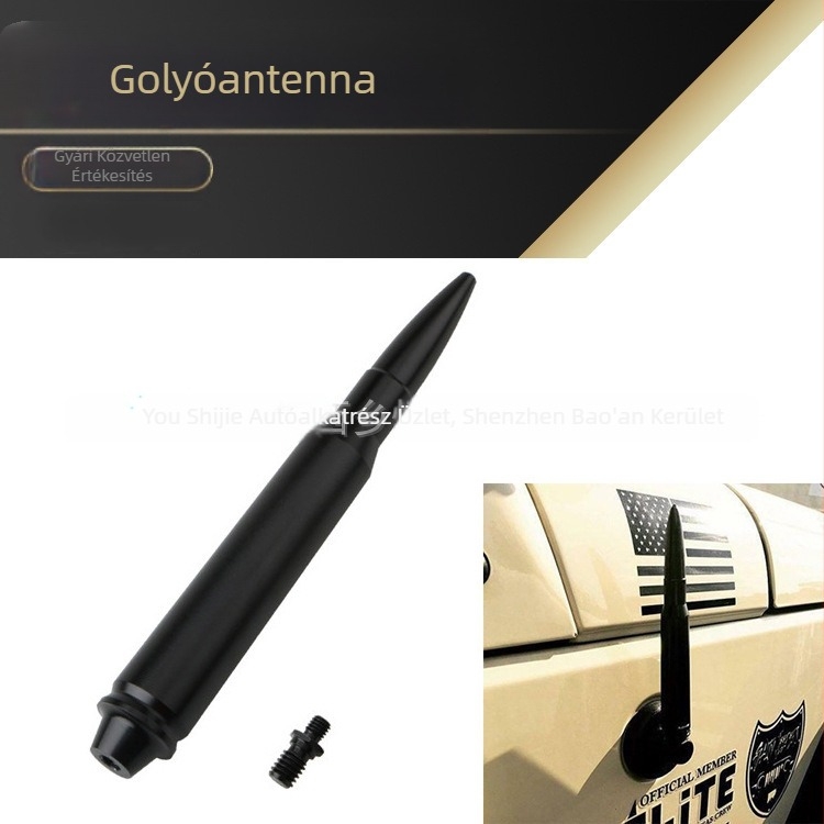 Univerzális golyó alakú autóantenna Wrangler terepjáróhoz, tetőre szánt dekoratív antenna