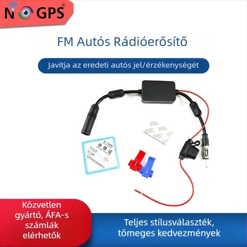 FM autórádió antenna jelátvivő erősítő DAB+