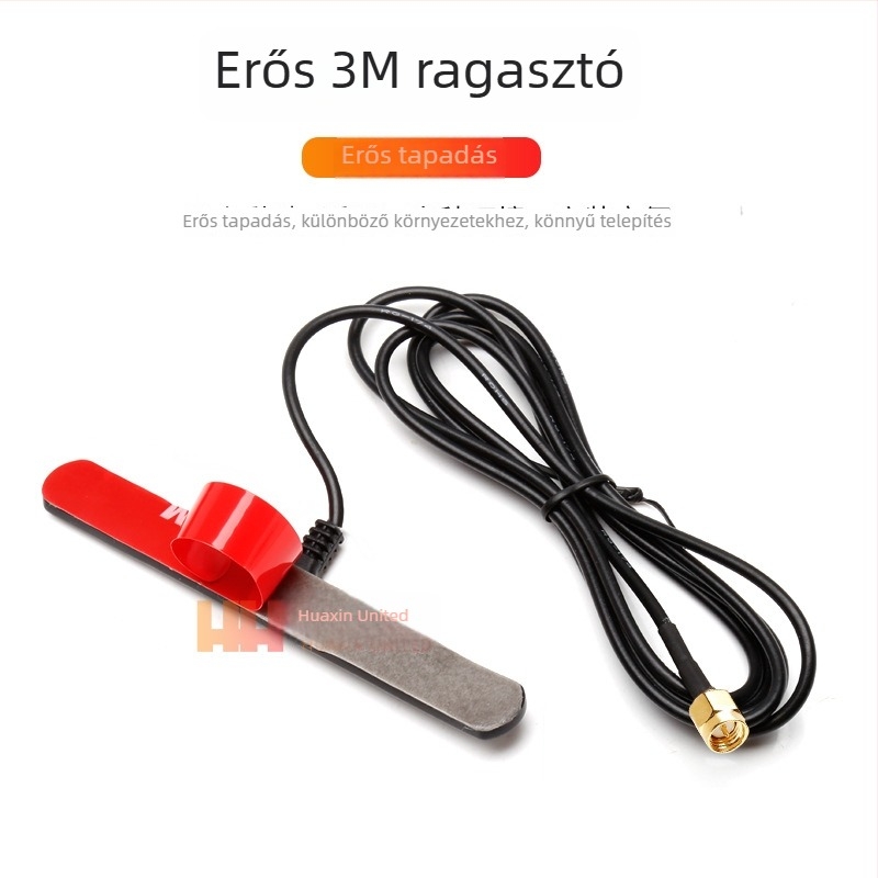 Jármű- és repülőgép patch antenna 4G GSM/GPRS/3G/LTE hálózatokhoz, 50 Ω, 5 dBi nyereség, SWR ≤ 1,5