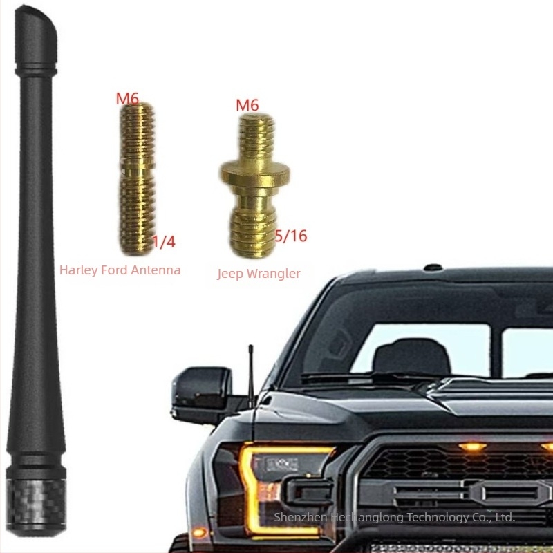 Autórádió antenna, univerzális kompatibilitás, menetes telepítés, 12V üzemi feszültség.