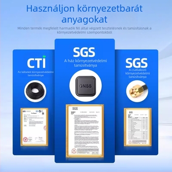 Járműre szerelt GNSS antenna GPS L1/L2/L5 és Beidou B1/B2, egyfrekvenciás, aktív külső, nagy pontosságú