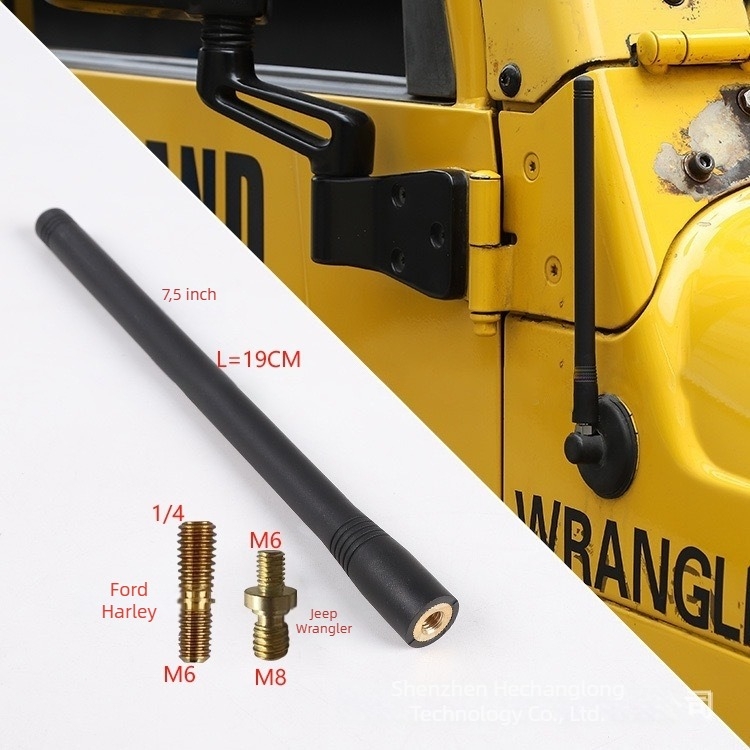Autó rádió antenna Tacoma és Wrangler TJ/JK számára | 12V | 1A | Plug-in telepítés | 5 év élettartam