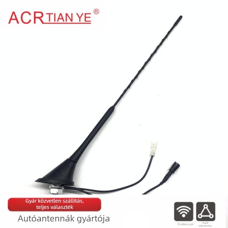 AM/FM autórádió antenna a Chery Fengyun A11-hez amplifikátorral, állítható irány