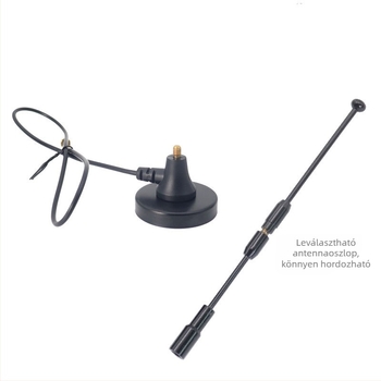 4G/LTE többsávos autó- és vending gép antenna, magas nyereség, 50 Ω impedancia, SWR ≤1.5, nyereség 40