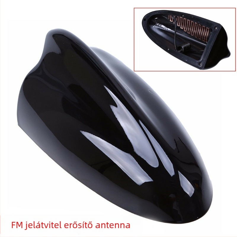 Autó rádióantenna cápauszony dizájnnal, ragasztó típusú felszerelés, univerzális kompatibilitás, 20000 óra élettartam