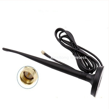 Autóba szerelt jel vételi antenna külső vákuumos rögzítéssel, 3G/4G, GSM/GPRS, horn antenna, 7 dB nyereség, 50 Ω impedancia, SWR ≤ 1.5, XST