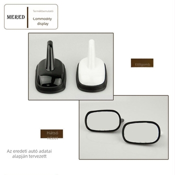 Universális VW Shark Fin antenna dekoratív, ragasztásos telepítés, 220V, 110 mA