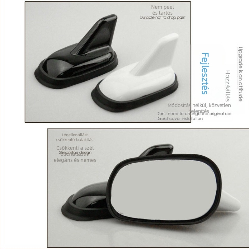 Universális VW Shark Fin antenna dekoratív, ragasztásos telepítés, 220V, 110 mA