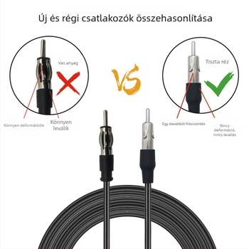 ANT-309 Autó FM patch antenna – elülső és hátsó telepítéshez