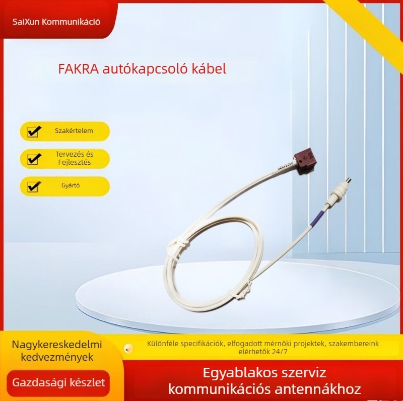 Fakra jármű antenna csatlakozó kábel – nagy nyereségű, multi-sáv RF csatlakozó