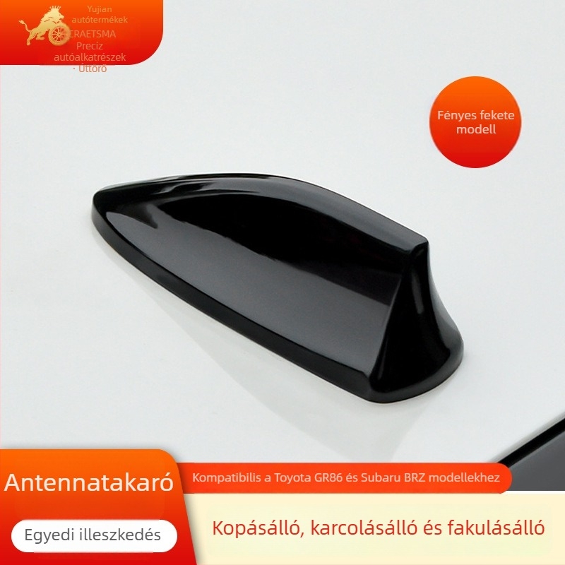 Toyota GR86 és Subaru BRZ (2022) számára antennafedél és tetőspoiler — PC mérnöki műanyagok, fúrás nélküli telepítés, Carbon Exploration
