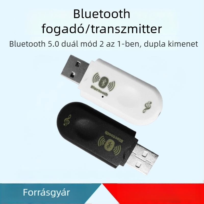 Gépjármű Bluetooth audió konverter RKD-3, BT 5.0, USB interfész, Plug-and-Play, 10 m hatótáv