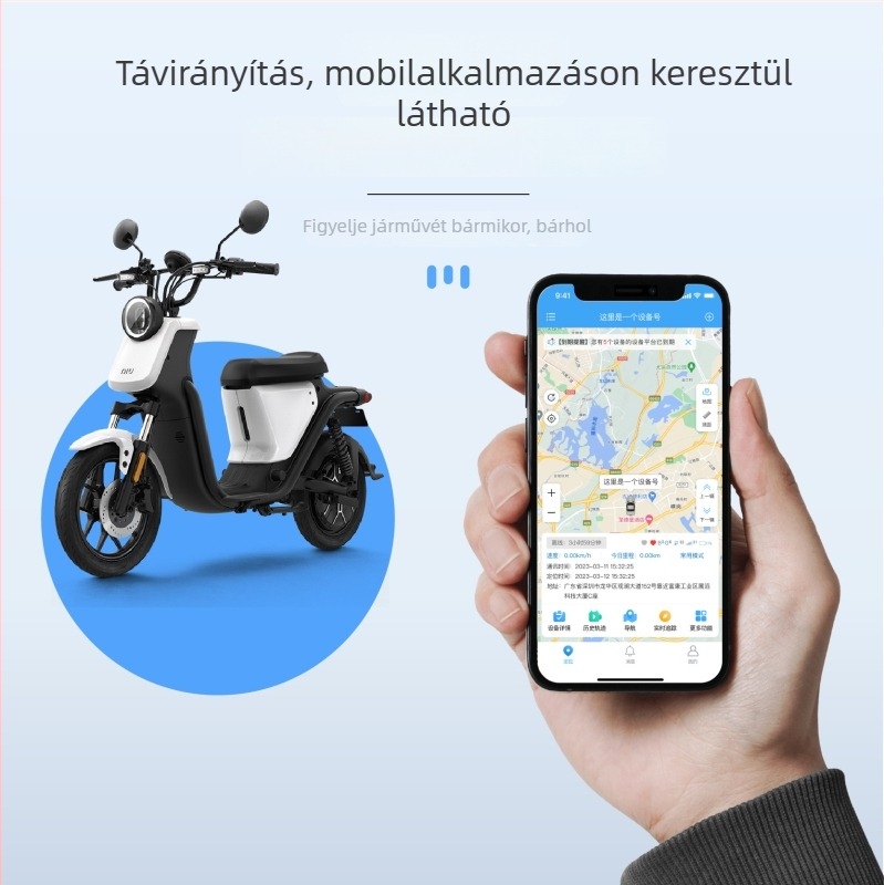 4G vezetékes GPS nyomkövető járművekhez Beidou pozicionálással, védelem a lopás ellen