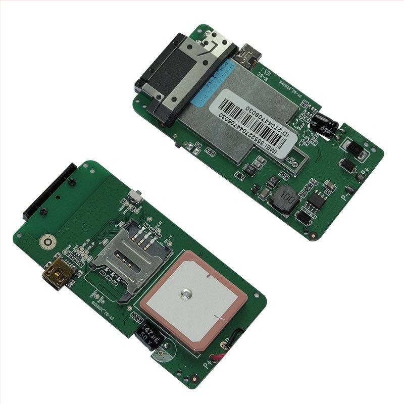 GT02A GPS nyomkövető beépített kettős antenna, GPS pontosság 10 m, 9-36V DC tápegység, Baidu és Google térképek