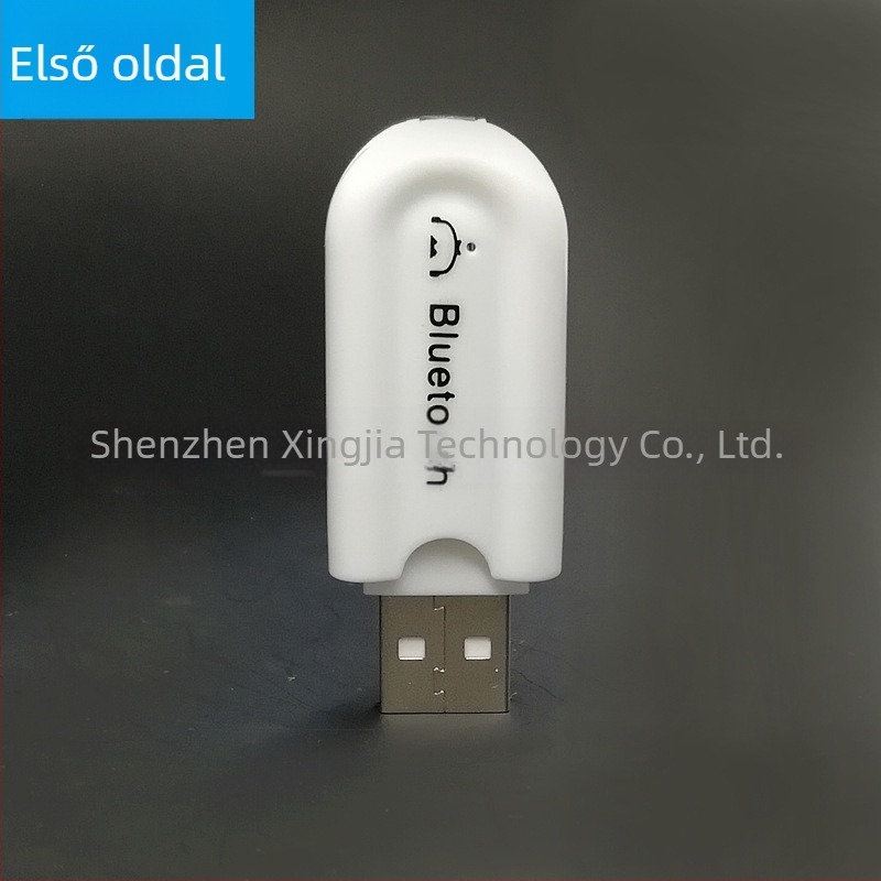 Autós Bluetooth-vevő USB/3.5 AUX, Plug-and-Play, Bluetooth 4.0, külső tápellátás nélkül, 5 m hatótávolság