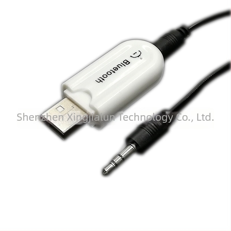 Autós Bluetooth-vevő USB/3.5 AUX, Plug-and-Play, Bluetooth 4.0, külső tápellátás nélkül, 5 m hatótávolság