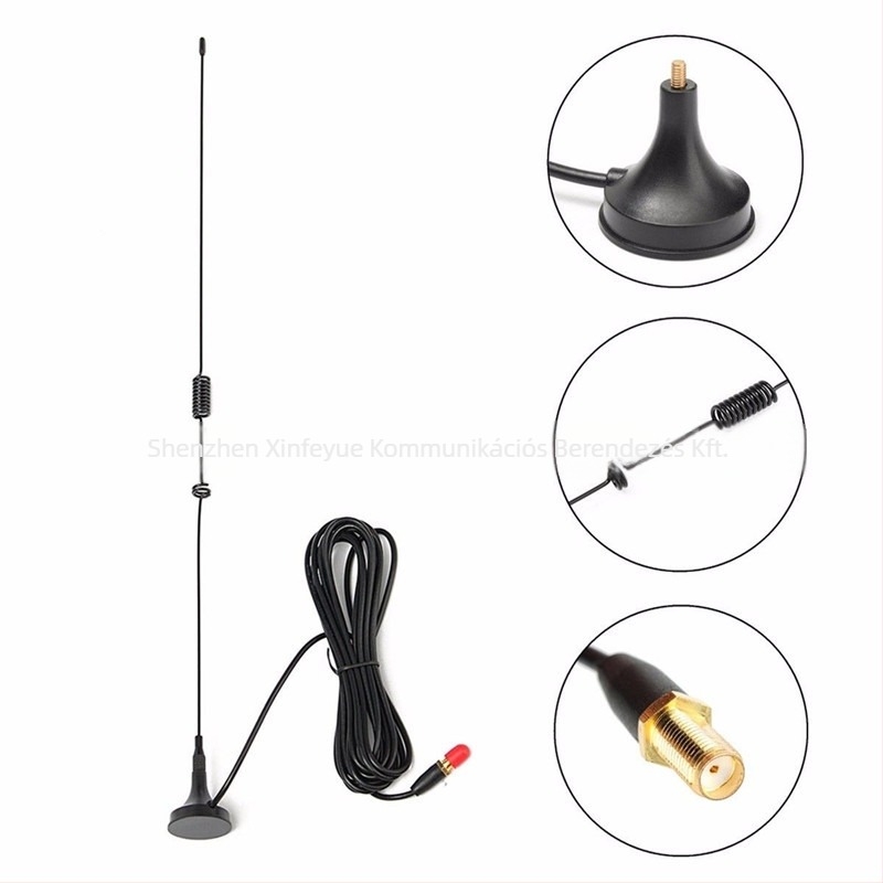 UT106 mini jármű antenna UV-duál sávos SMA női csatlakozóval, kompatibil Baofeng UV-5R/888S