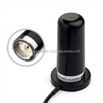 NMO antenna járműhöz, kettős sávú VHF/UHF 136-174/400-470 MHz, mágneses alapú vákuumos bázissal