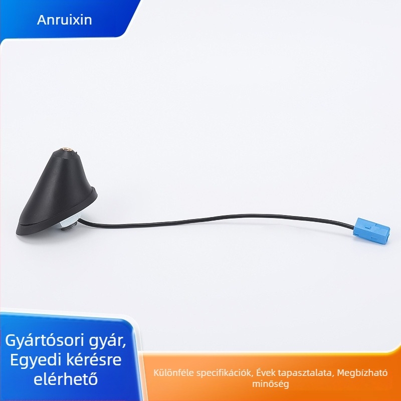 Autó rádió antenna FM/AM jel erősítővel, egyszálas erősítő, Opel csatlakozó, univerzális kompatibilitás, menetbe szerelés, 12V üzem