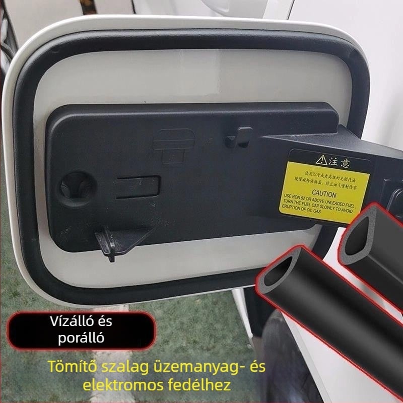 Universális D-típusú üzemanyag-tartály sapka tömítőgyűrű és tömítőszalag, tömítés a tankfedélhez és a töltőport fedeléhez, por- és vízálló és olajálló