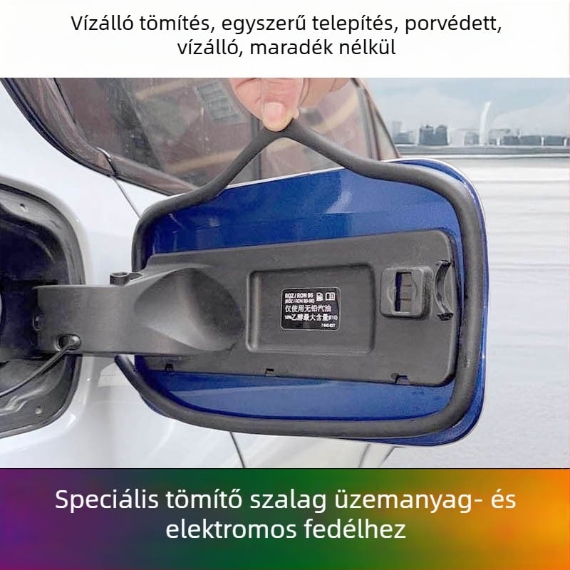 Universális D-típusú üzemanyag-tartály sapka tömítőgyűrű és tömítőszalag, tömítés a tankfedélhez és a töltőport fedeléhez, por- és vízálló és olajálló