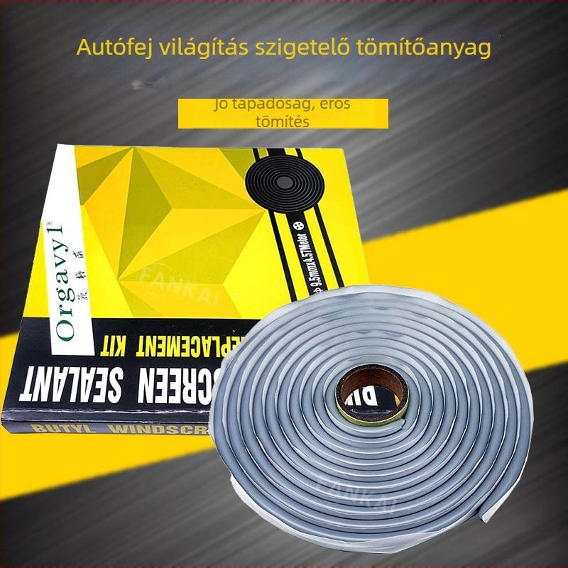Gumi tömítőszalag autó lámpáihoz — univerzális, öntapadós, fényszóró tömítés